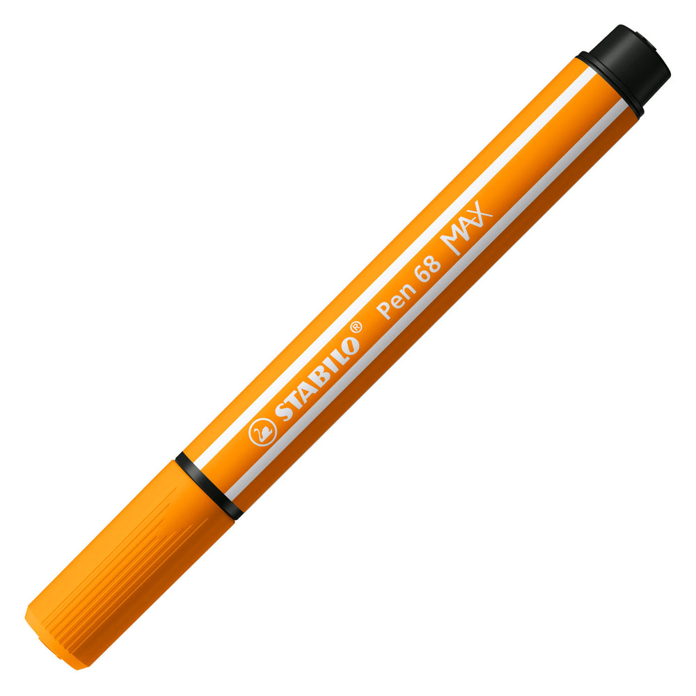 Stabilo pen 68 max - viltstift met dikke beitelpunt - oranje
