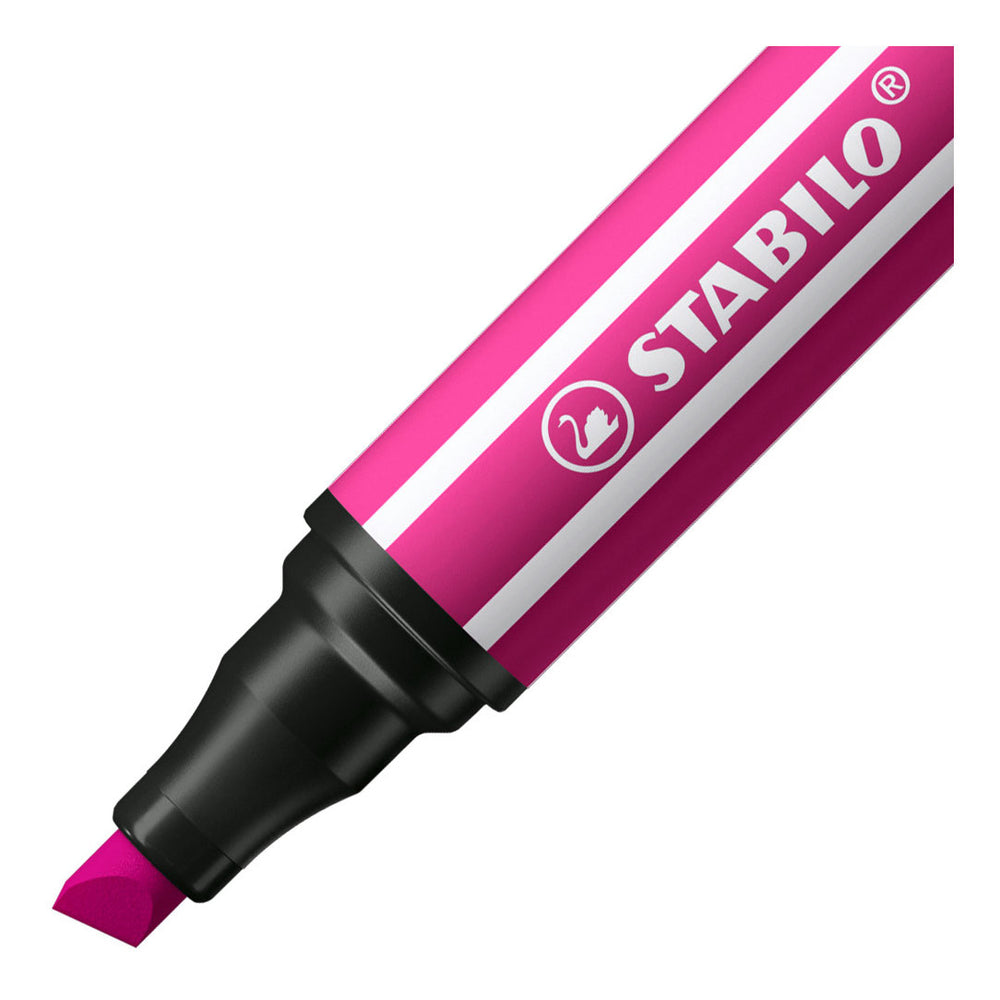 Stabilo pen 68 max - viltstift met dikke beitelpunt - roze