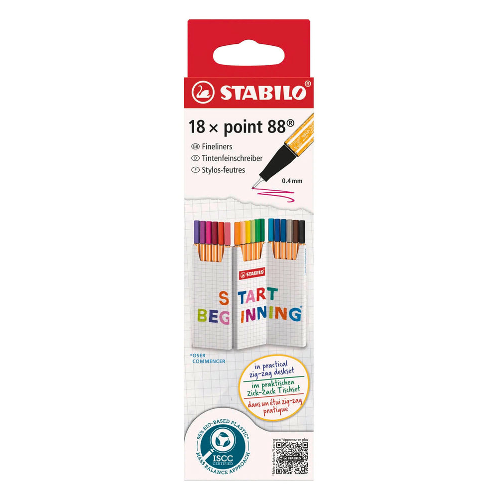 Stabilo point 88 bureauset start vanaf 18 stuks