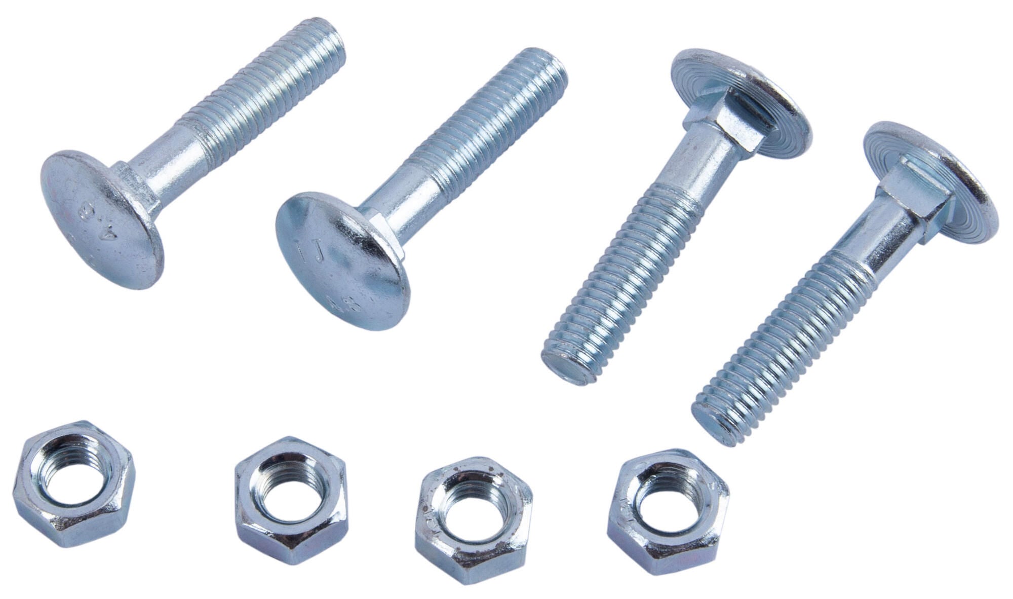 Dresselhaus slotbout truss-head bolts m8x40 square neck w.nuts