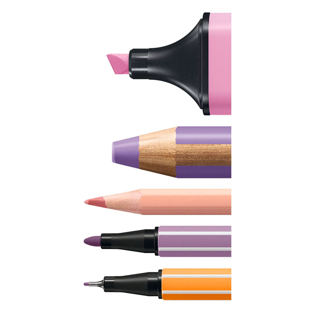 Stabilo boss original, woody 3 in 1, aquacolor, pen 68 en point 88 - creative arty mix set in luxe box - met 50 stuks