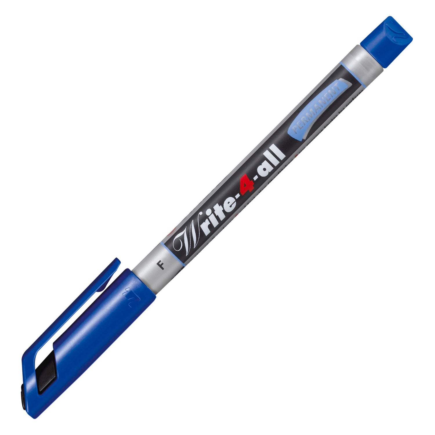 Stabilo write-4-all fijn (0,7mm) permanente marker - 4dlg.