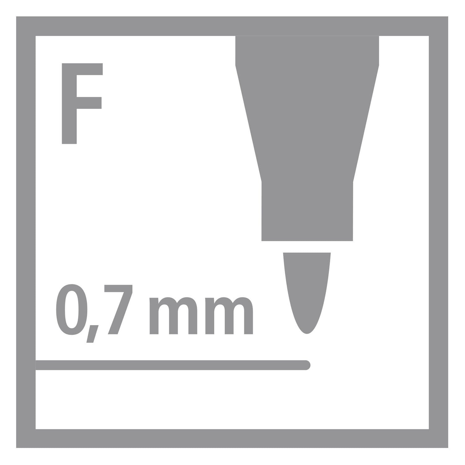 Stabilo write-4-all fijn (0,7mm) permanente marker - 4dlg.