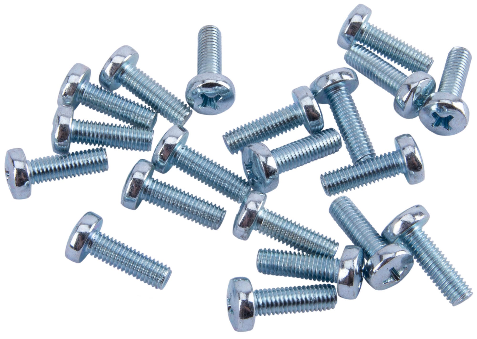 Dresselhaus metaalschroef threaded 5x16mm 20pcs. pan head cross recess
