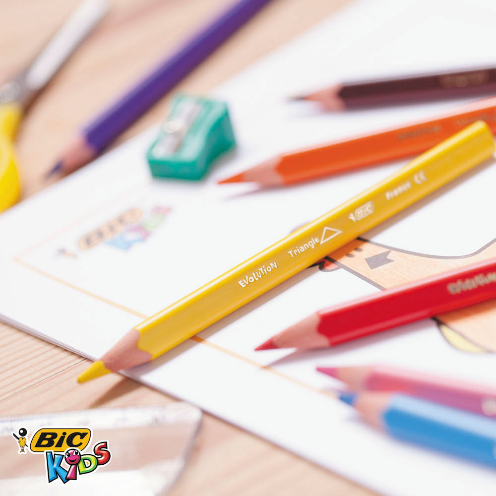 Bic kids ecolutions evolutiedriehoek, 48st.