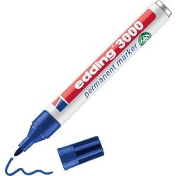 Edding permanente marker 3000 1,5 - 3mm blauw