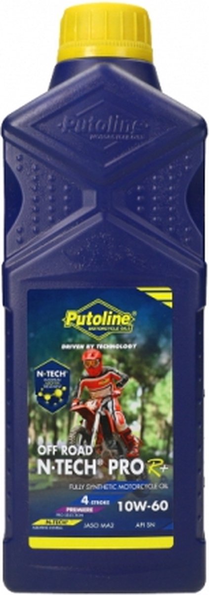 Putoline olie n-tech pro r+ off road 10w60 4t 1 liter