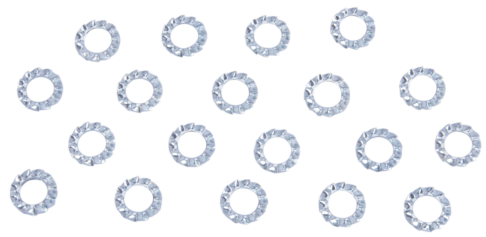 Dresselhaus tandveering fan disks form a din 6798, d=6mm, 20 pcs.