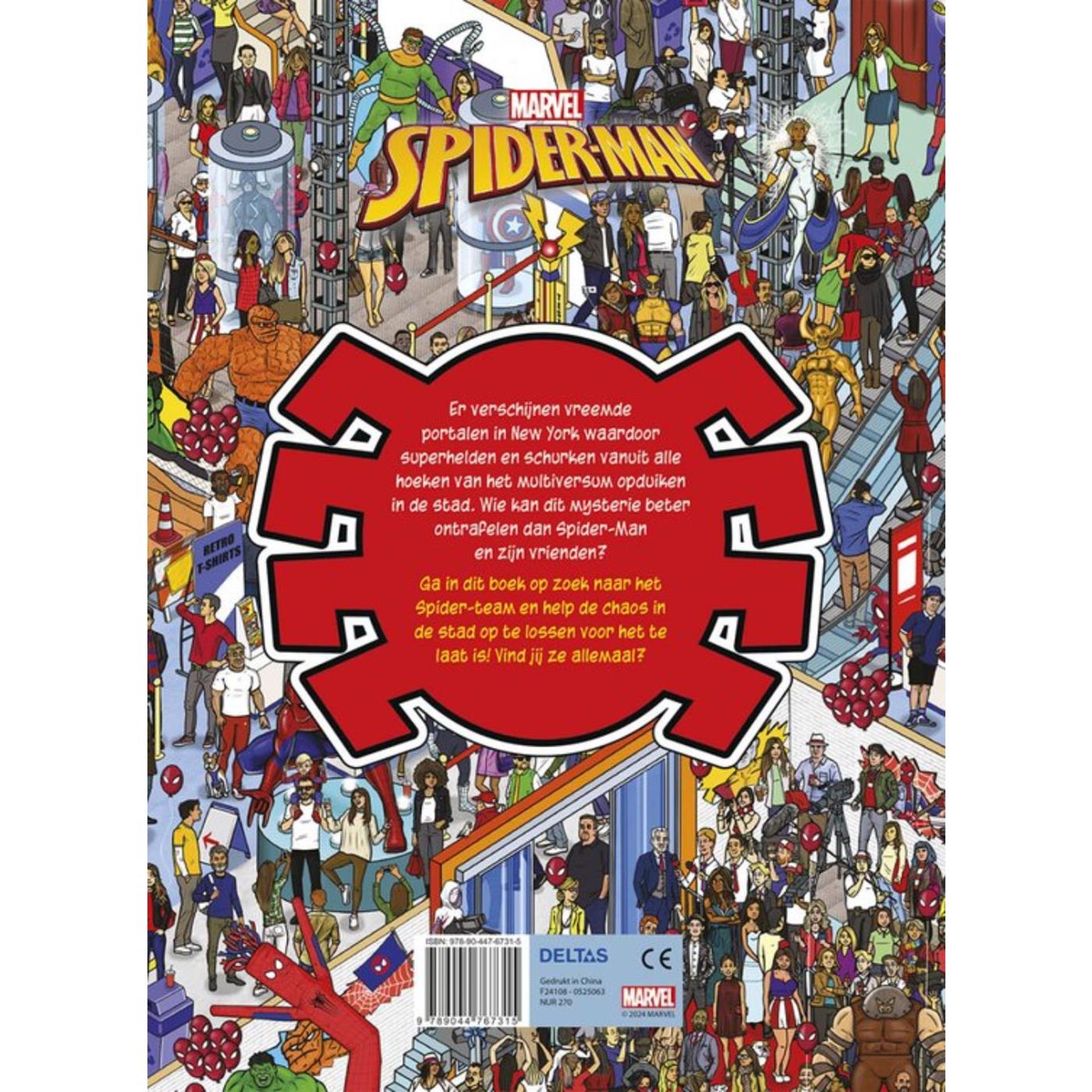Deltas waar is spider-man nu weer? zoekboek