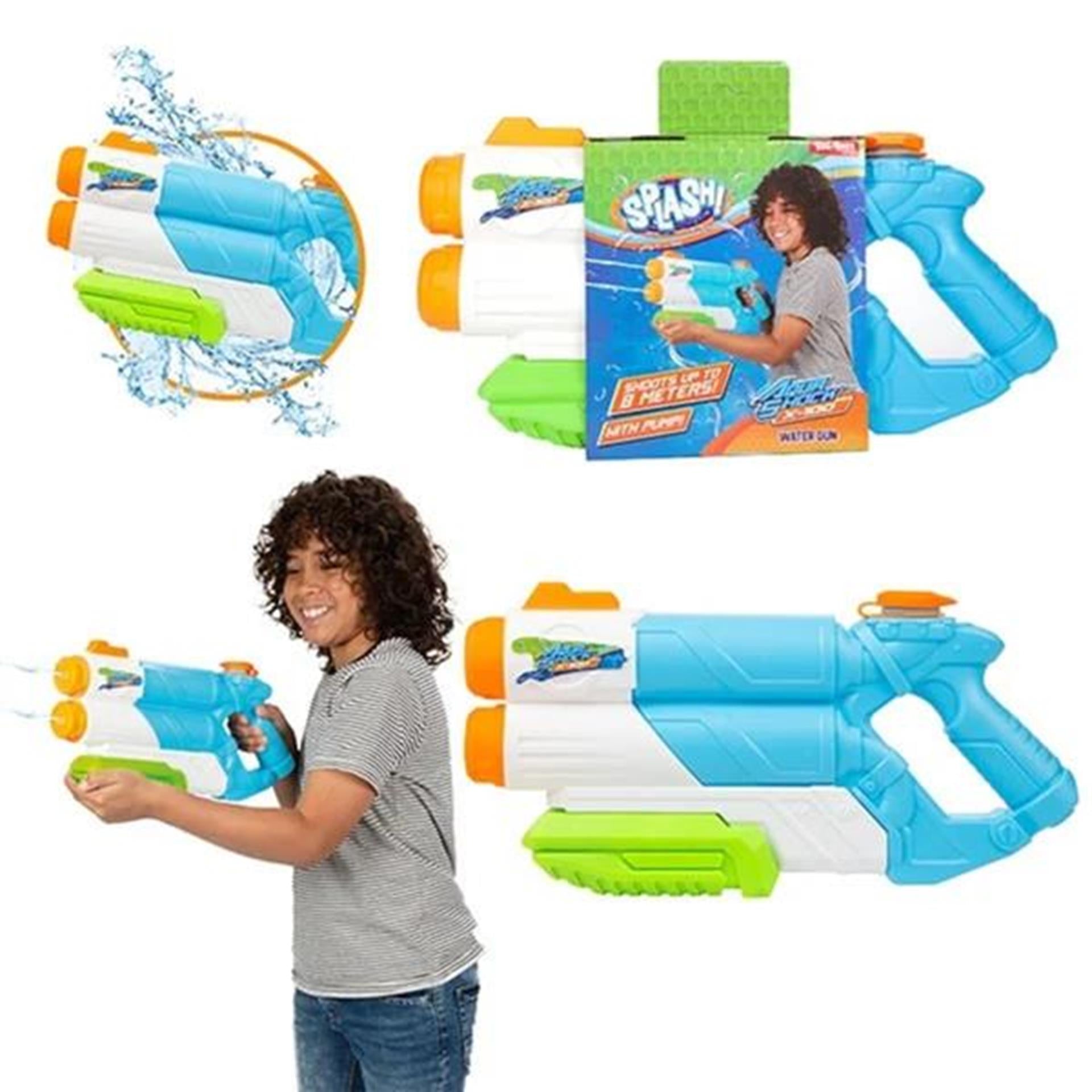 Spatwaterpistool met dubbele loop power, 1080ml