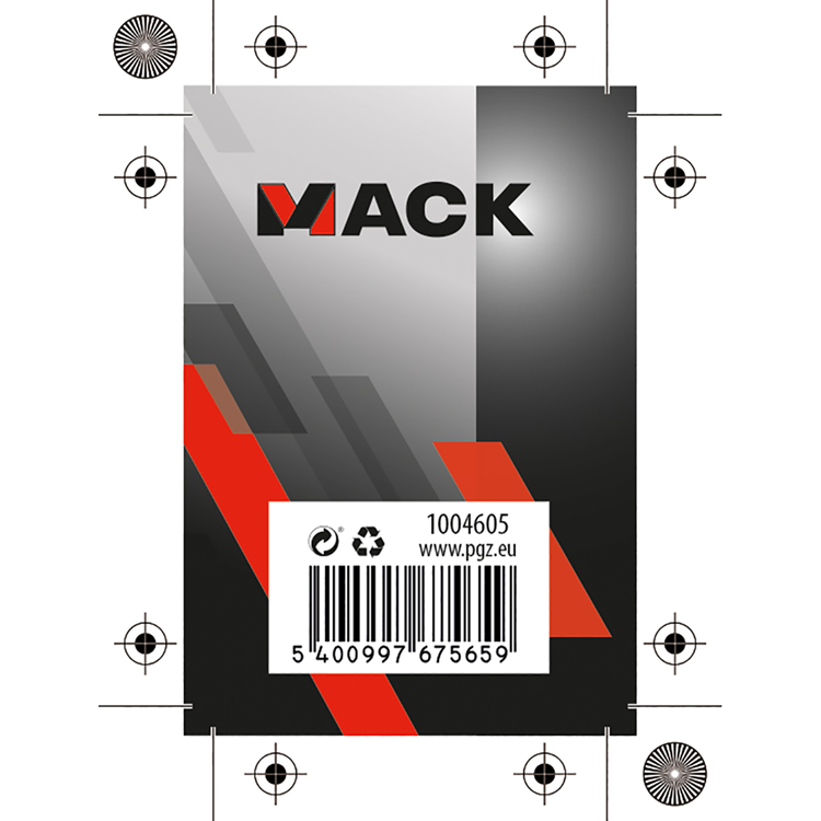 Mack 1004605 - set kunststof plakspanen | 3 stuks