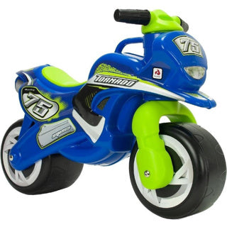 Abi injusa loopfiguur fiets tornado blauw groen