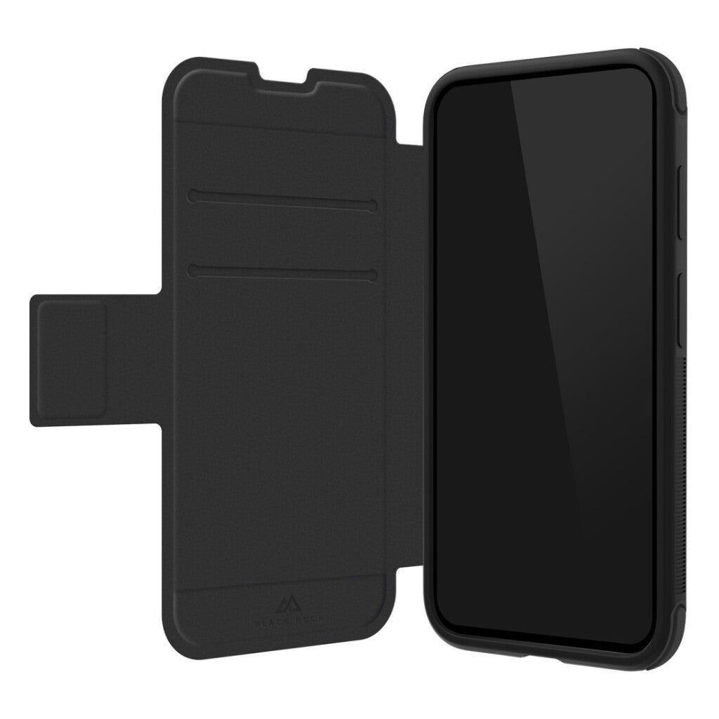 Black rock portfolio robuust voor samsung galaxy s20 plus zwart