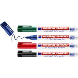 Cd- dvd-marker edding 8400 kleurenassortiment ronde punt