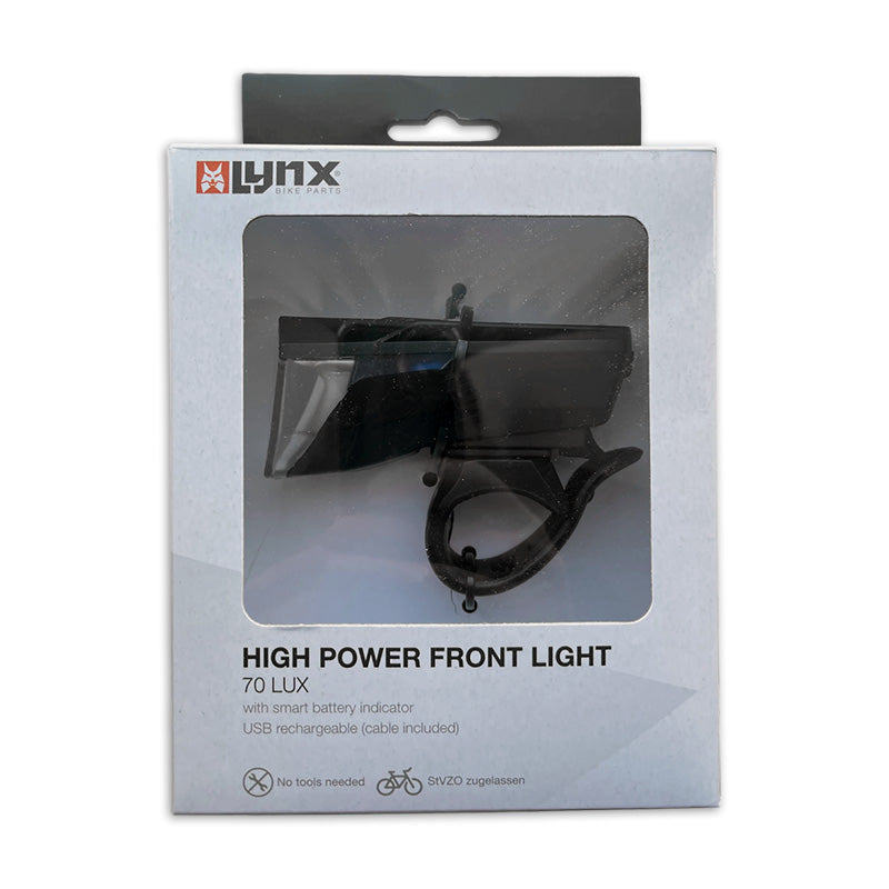 Koplamp USB Hoog vermogen Max 70 Lux
