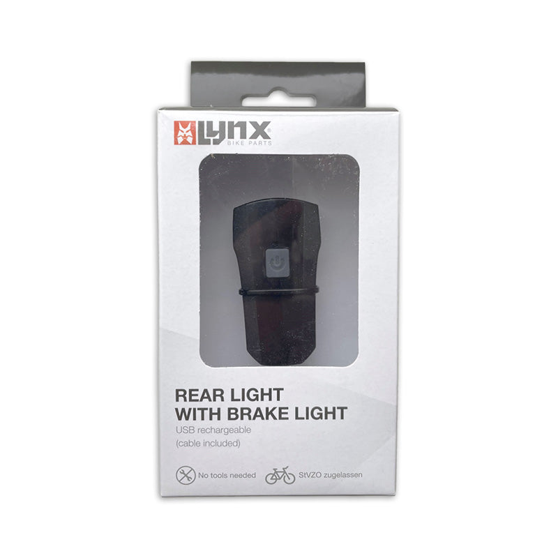 Achterlicht met remlichtfunctie USB