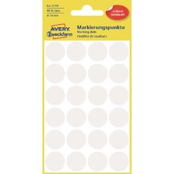 Markeringspunten avery 3170 wit 96 stuks