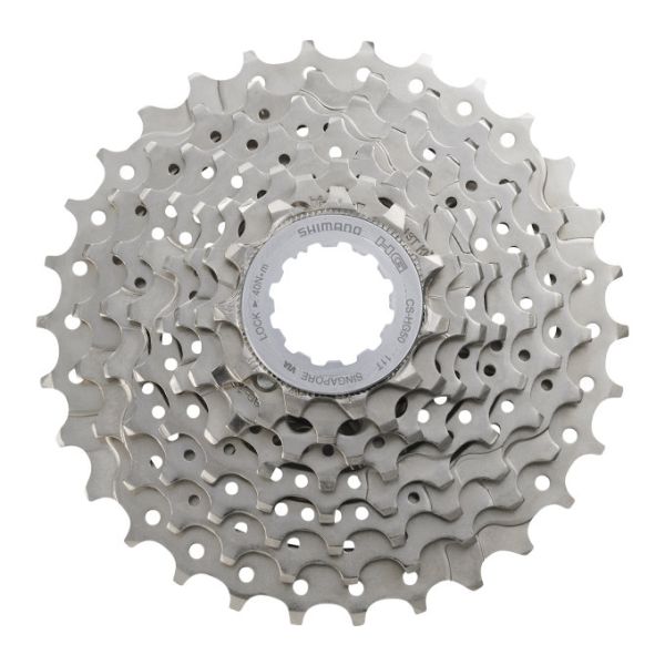 Shimano claris cs-hg50-8 cassette 8-speed 11-28t – staal – zilver