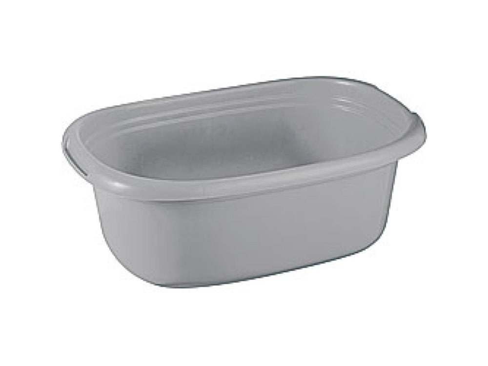 Sunware basic wasmandl 25 liter zilver 55x38x23cm kunststof