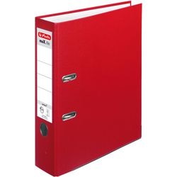Ordner herlitz max.file protect a4 80 mm rood 2-rings 1 stuk