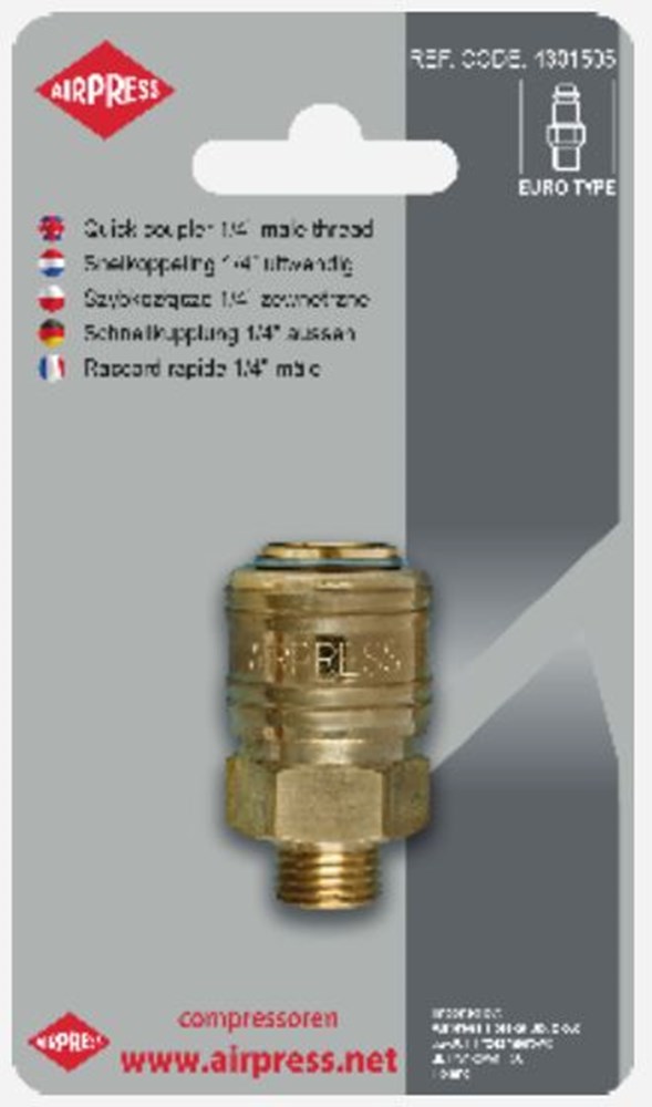 Airpress snelkoppeling euro1 4 - u