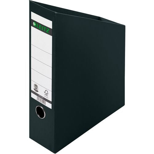 Tijdschriftencassette leitz zwart karton