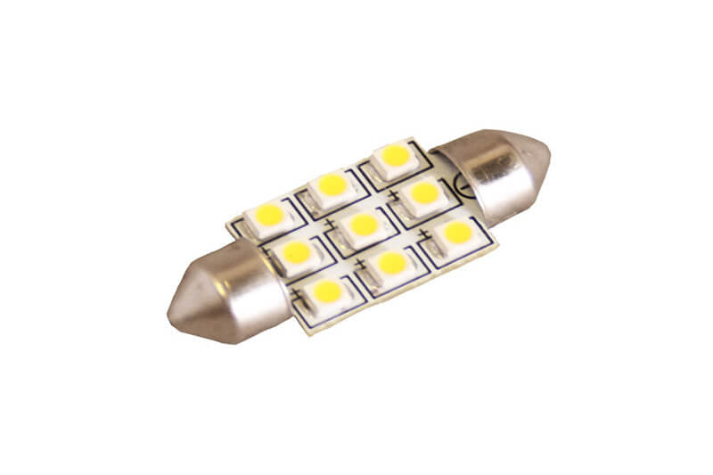 Festoon s8 5 12v buislamp led - 55 lumen