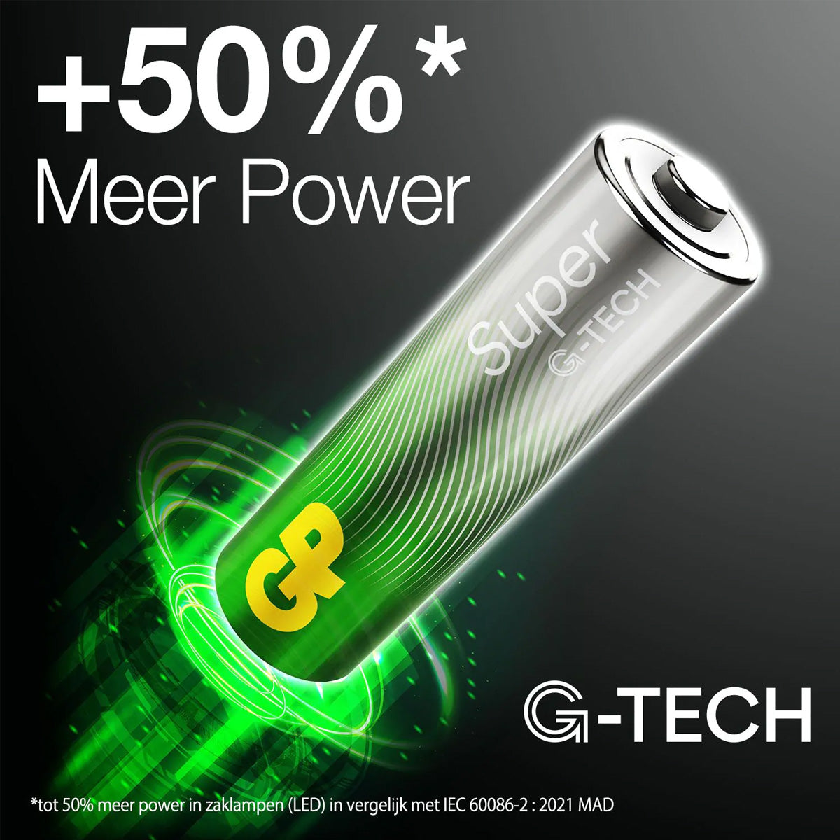 GP Superalkaline AA-batterijen 16PK