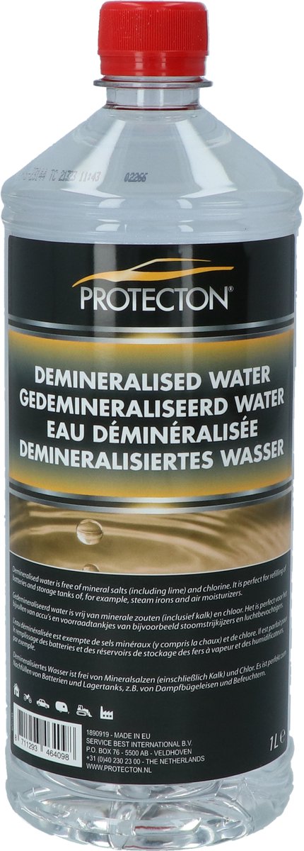 gedemineraliseerd water 1 liter beige