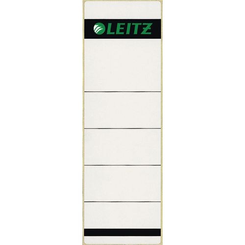 Leitz etiketten 1642 61x191cm wit, grijs zelfklevend