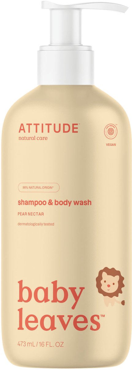 Attitude - baby leaves shampoo body wash pear nectar