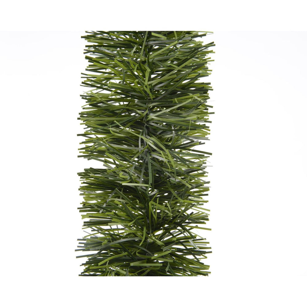 Decoris kerstboom guirlande lametta groen ø7x270cm