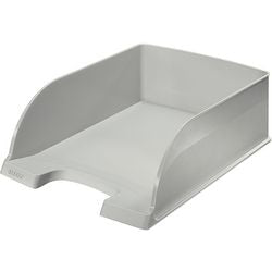 Leitz plus jumbo brievenbak - a4 - grijs