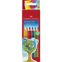 Kleurpotloden faber-castell jumbo grip kleurenassortiment 6 stuks