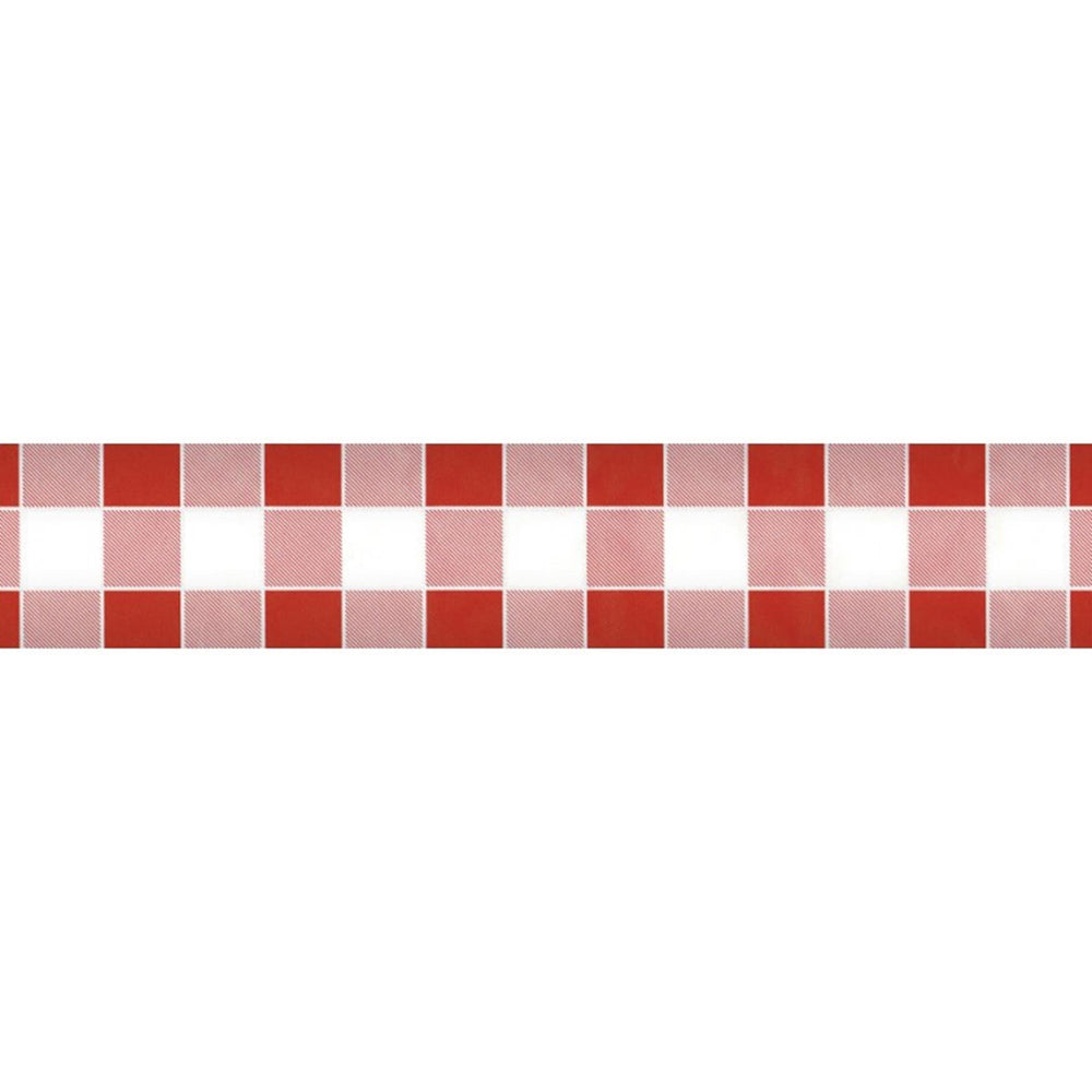 Wicotex damast tafelpapier 1,20x8m ruit rood