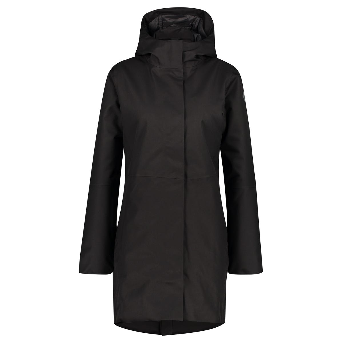 Clean winterregenjas urban outdoor dames zwart