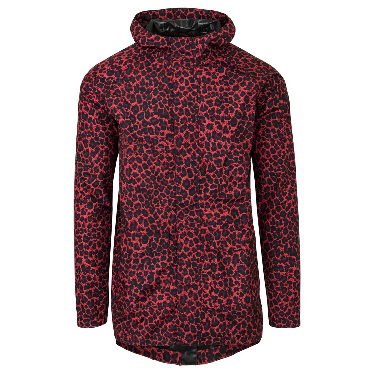 Motion rain parka regenjas urban outdoor leopard