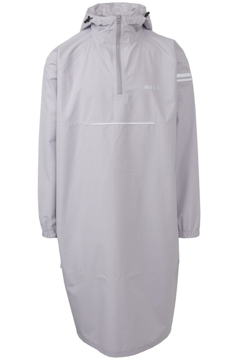 Agu lange mouw regen poncho dusky lilac
