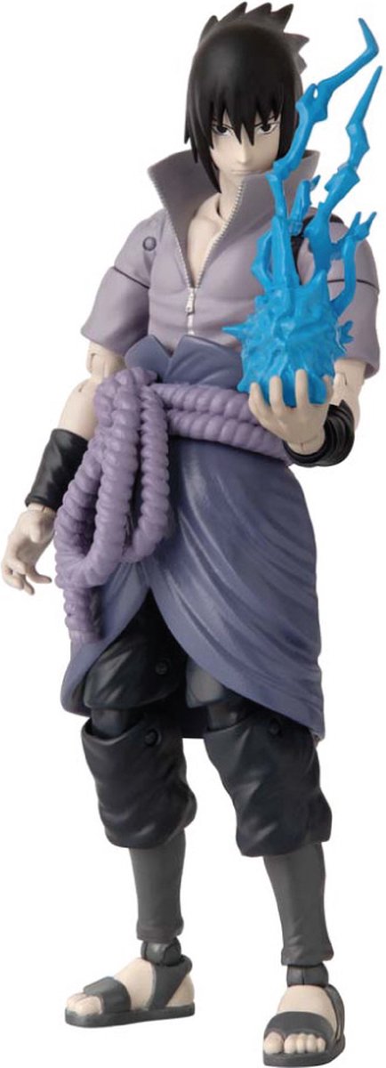 Bandai - anime heroes - sasuke uchiha figuur - naruto shippuden - anime heroes actiefiguur 17 cm - officieel gelicenseerde manga naruto - sasuke actiefiguur - speelgoed kind 4+ - 36902