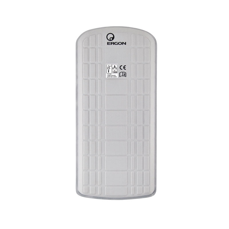 Ergon Rugprotector BP100 Grijs Polyester UCI Compact ontwerp Flexibel vaker 3-laags schuim EPS