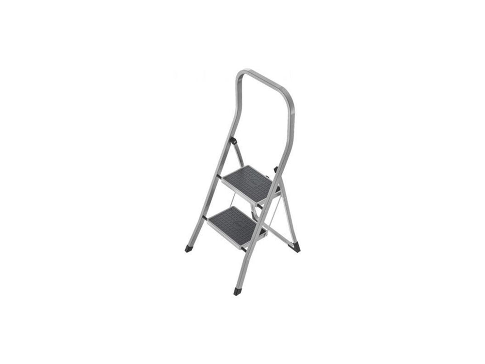 Hailo k45 keukentrap 2-treeds met hoge beugel antraciet