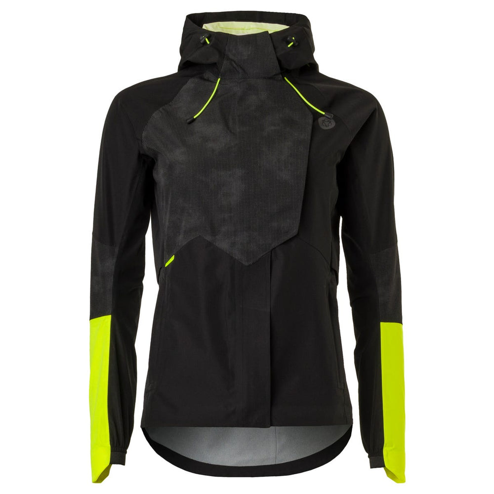 Puch tech regenjas commuter dames hi-vis reflectie hi vis zwart