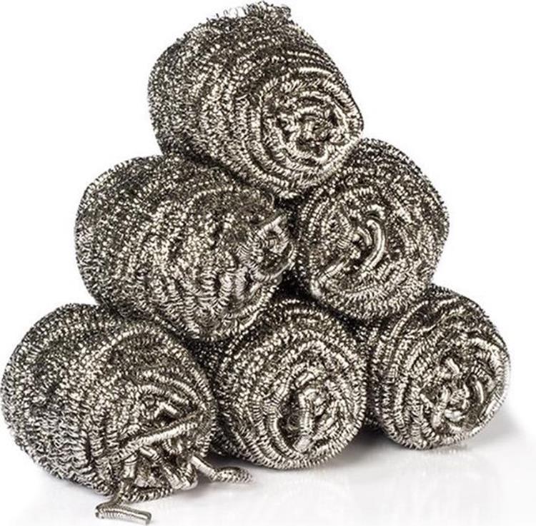 Starbright 1050770 - inox sponsjes 6 stuks 20 gr, star bright | 6 stuks