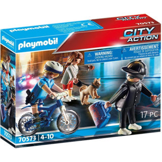 Playmobil City Action Politie Achtervolging van de Zakkenroller 70573