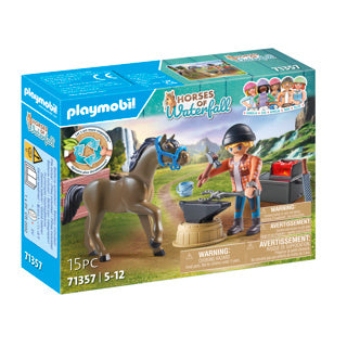Playmobil Paarden van Waterval Hoefsmid: Ben Achilles 71357