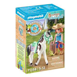 Playmobil Paarden van Waterval Ellie en Sawdust Speelset 71358