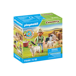 PLAYMOBIL Land Jonge Herder met Schapen 71444