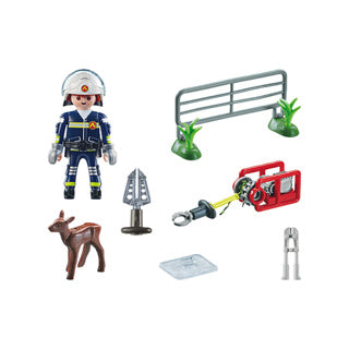 Playmobil actiehelden dierenbescherming brandweer - 71467