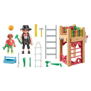 Playmobil 71475 startpakketten timmerman op weg naar klus