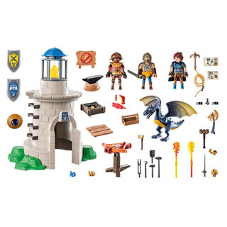 Playmobil 71483 novelmore riddertoren met smid en draak